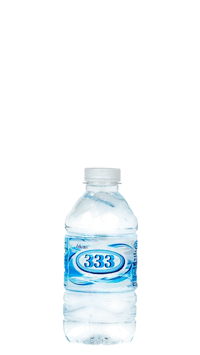 น้ำดื่ม 333 ขนาดขวด 350ml 600ml 1500ml และน้ำดื่มแบบถ้วย 220ml